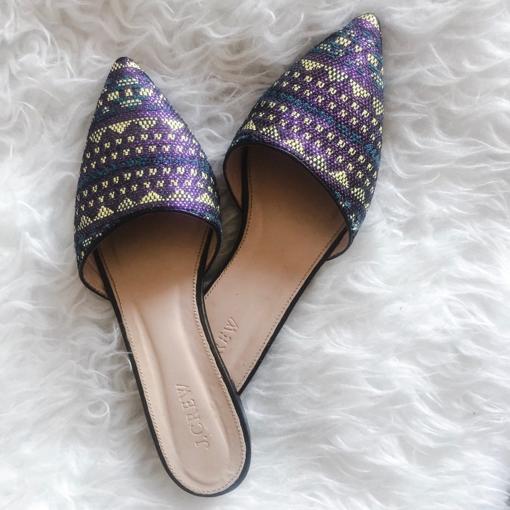 WOVEN MULES
